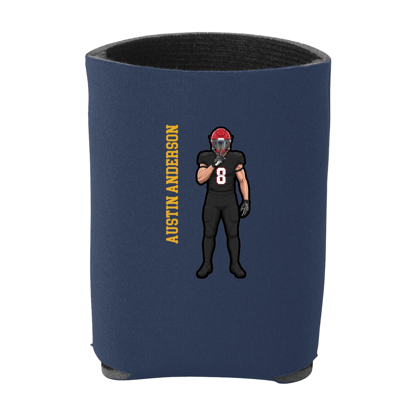 Can Holder — Name Vertical in Navy