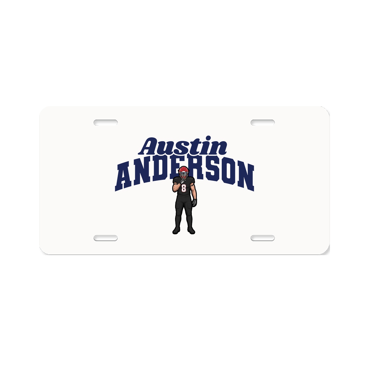 License Plate — Signature Arch in Classic