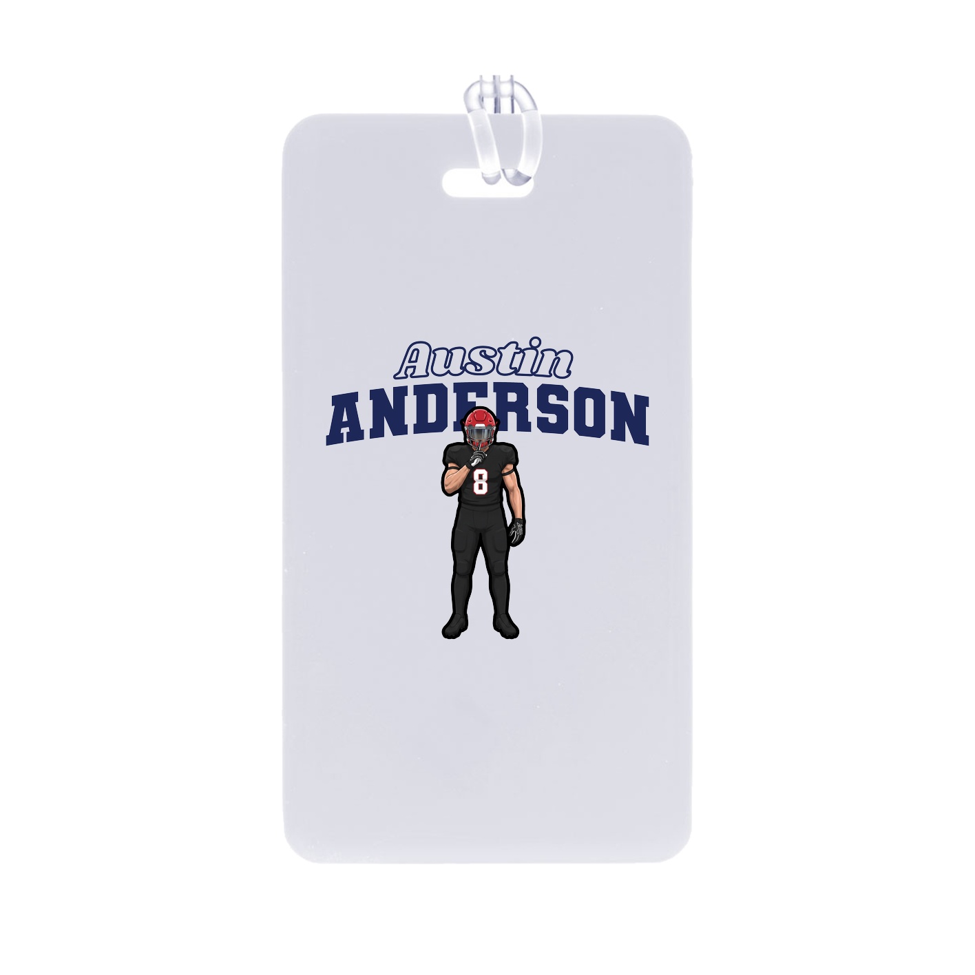 Bag Tag — Name Arch in Classic