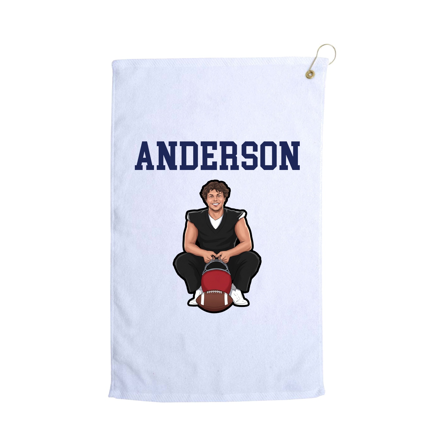 Golf Towel — Shirsey in White