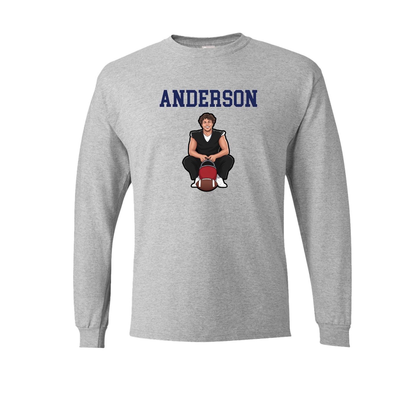 Long Sleeve Tee — Shirsey in Grey
