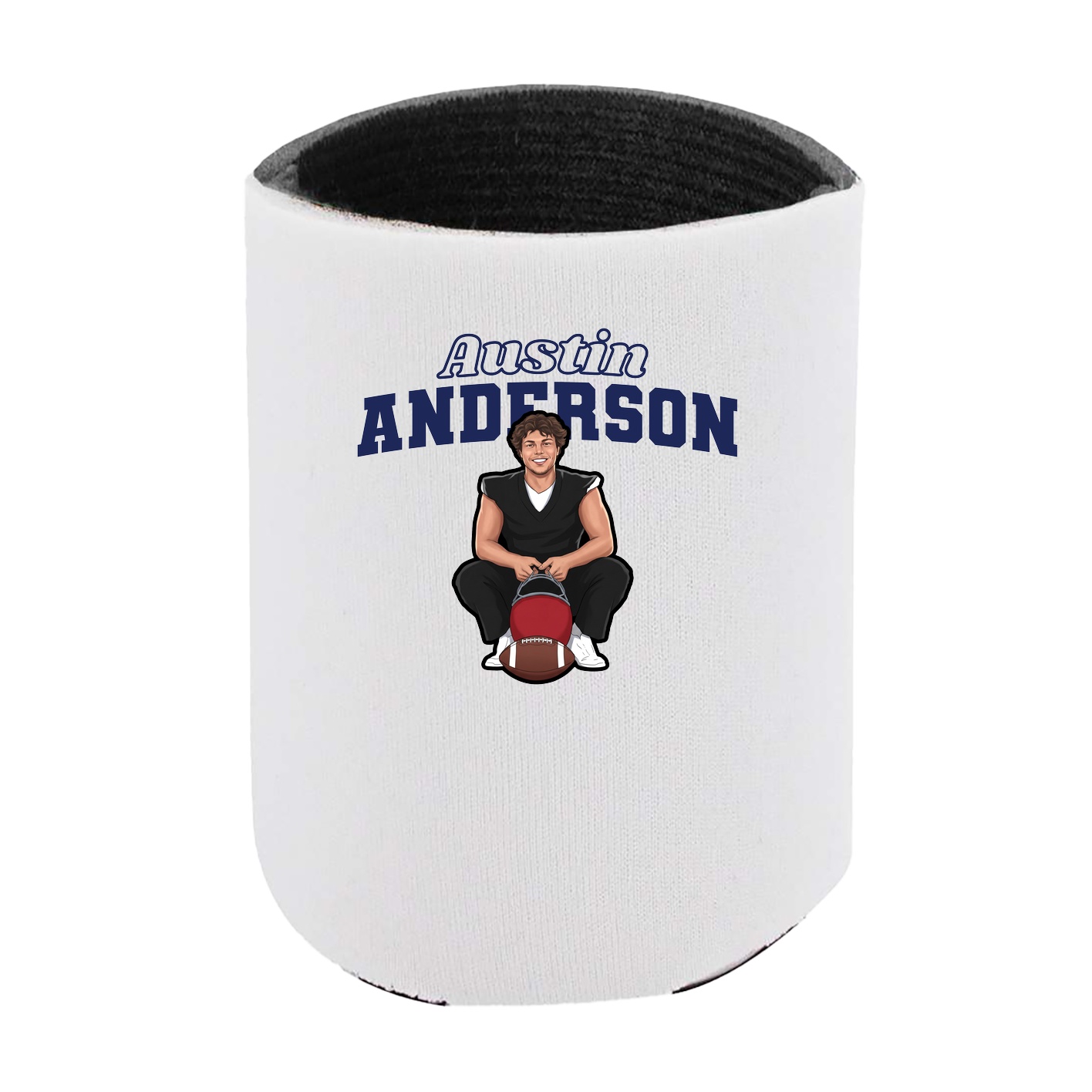 Can Holder — Name Arch in White