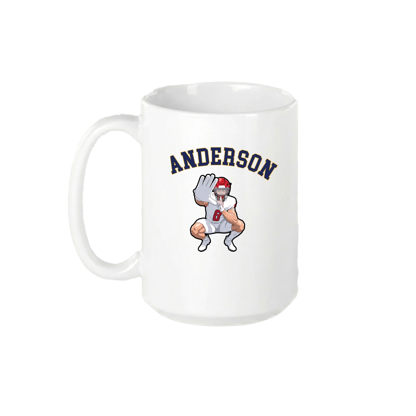 15oz Coffee Mug — Shirsey Arch in White