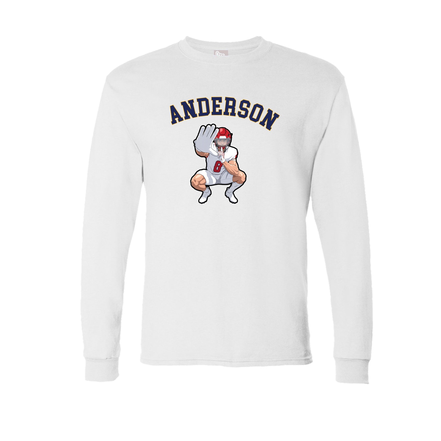 Long Sleeve Tee — Shirsey Arch in White