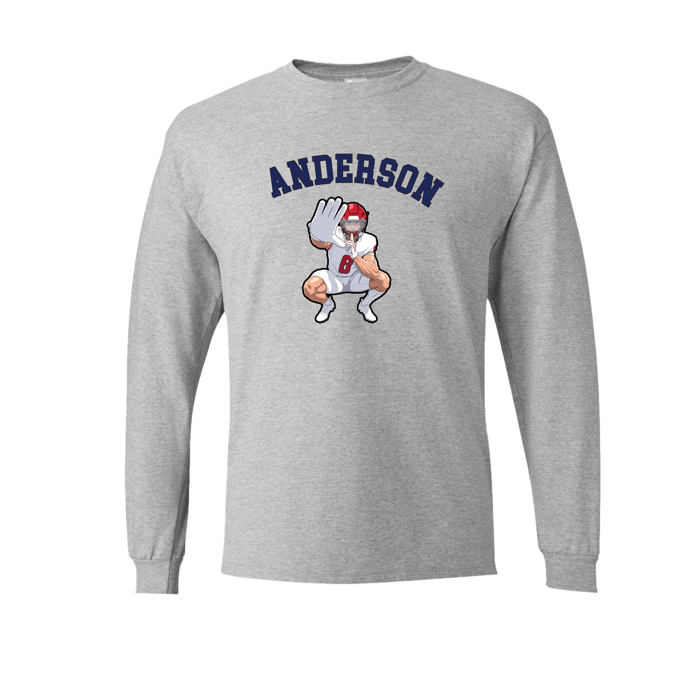 Long Sleeve Tee — Shirsey Arch in Grey