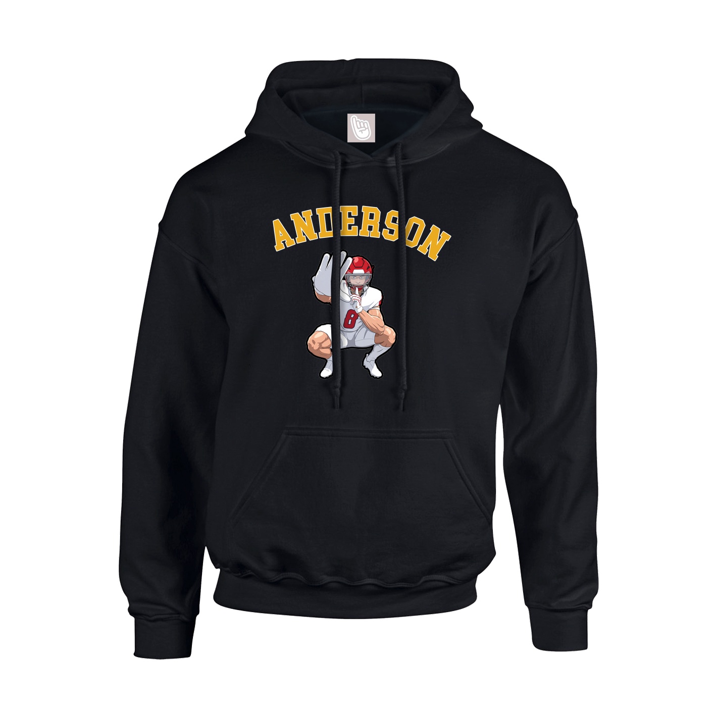 Youth Hoodie — Shirsey Arch in Black