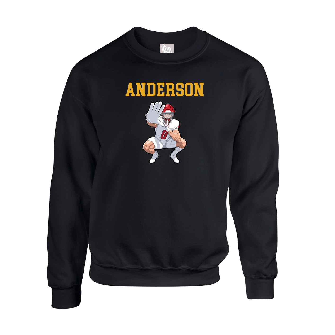 Fleece Crew — Shirsey in Black