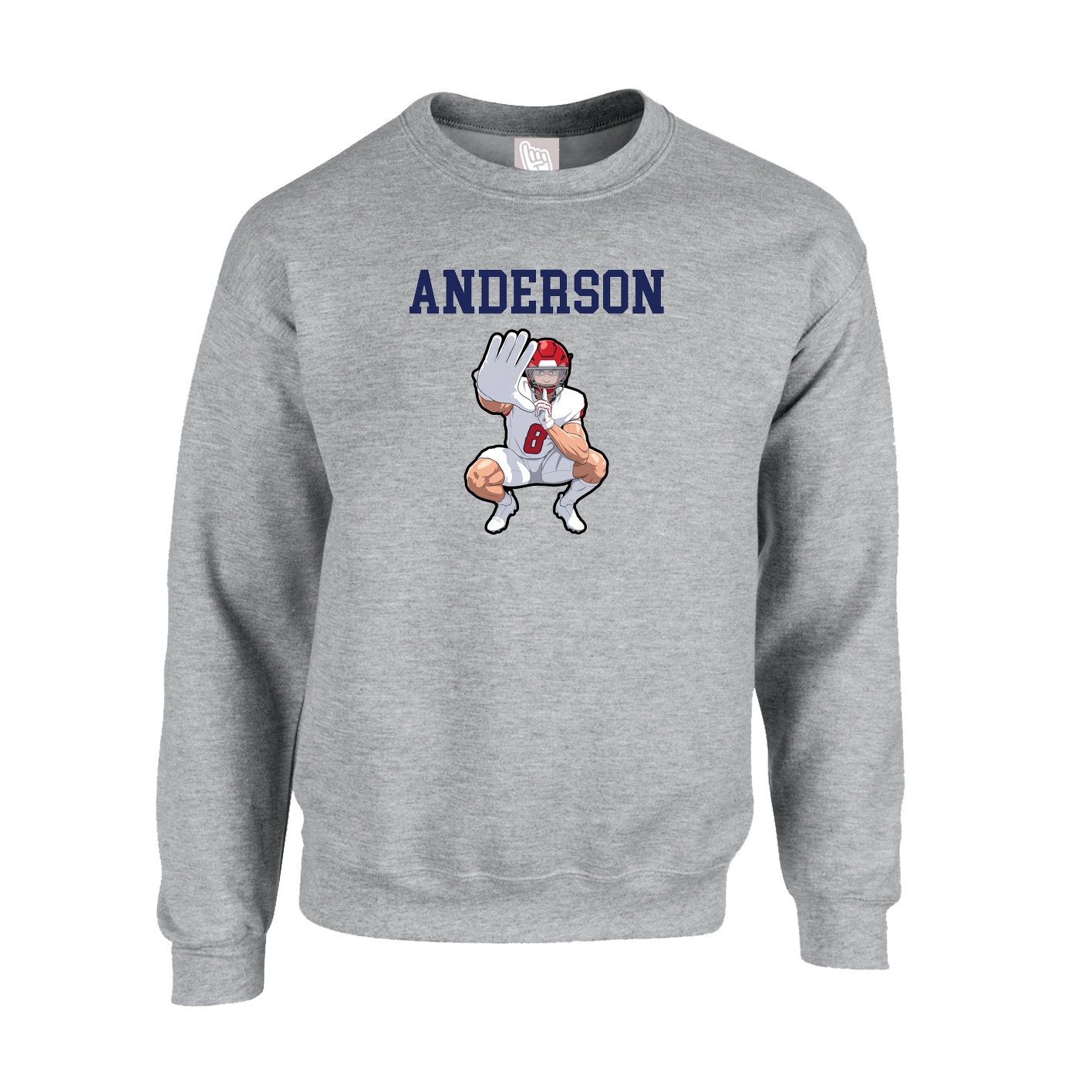 Fleece Crew — Shirsey in Grey