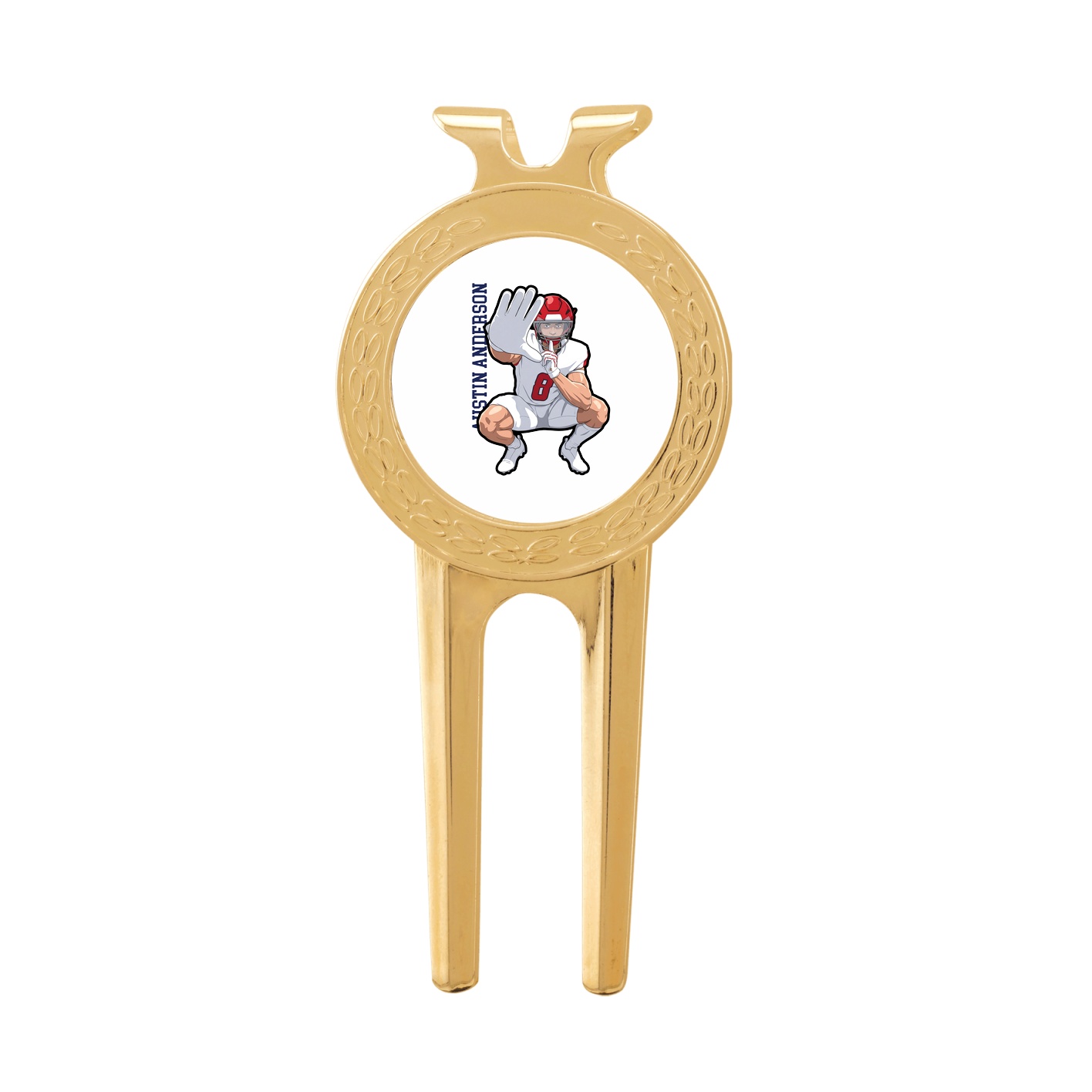 Divot Tool with Ball Marker — Name Vertical in Classic