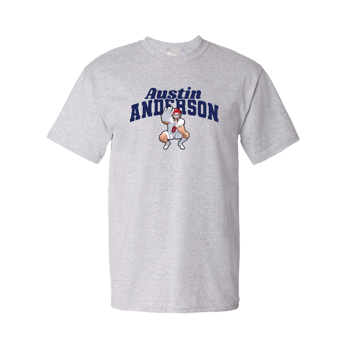 Youth Tee — Signature Arch in Grey