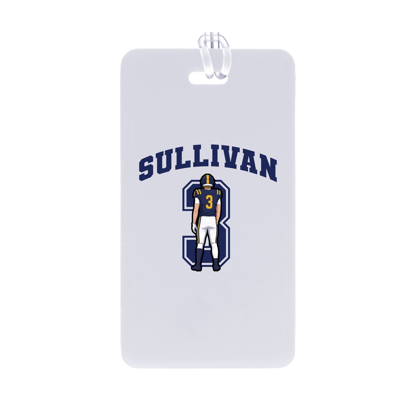 Bag Tag — Number in Classic