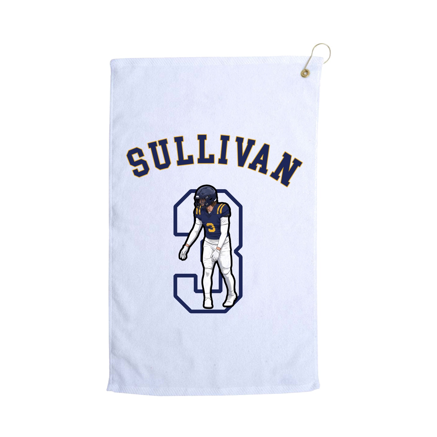 Golf Towel — Shirsey Arch in White