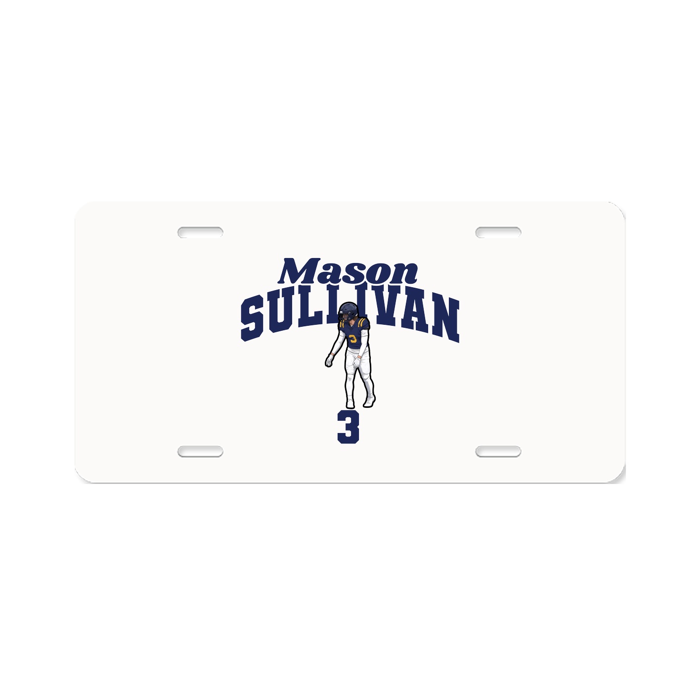 License Plate — Signature Arch in Classic