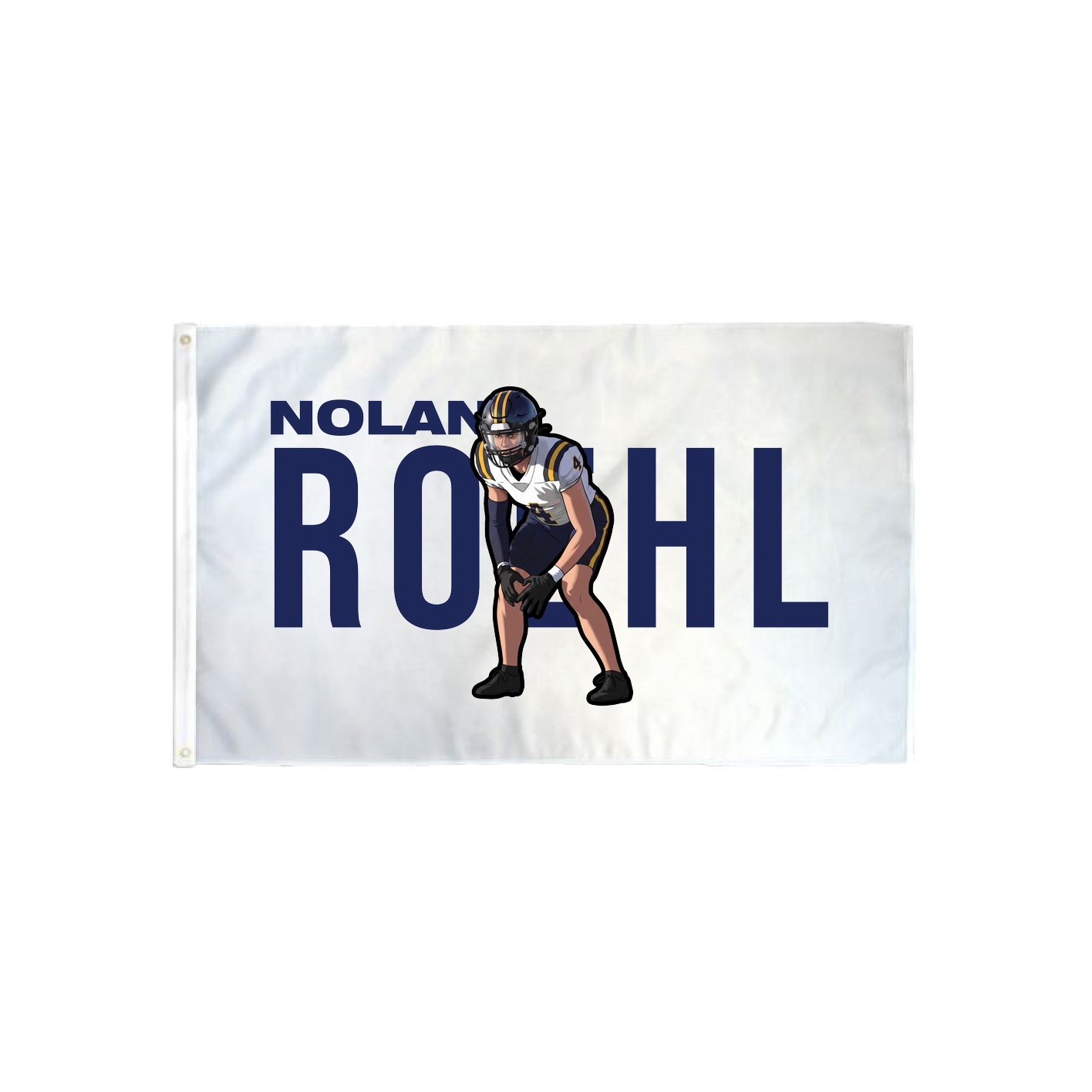 3x5 Flag — Player Name in Classic