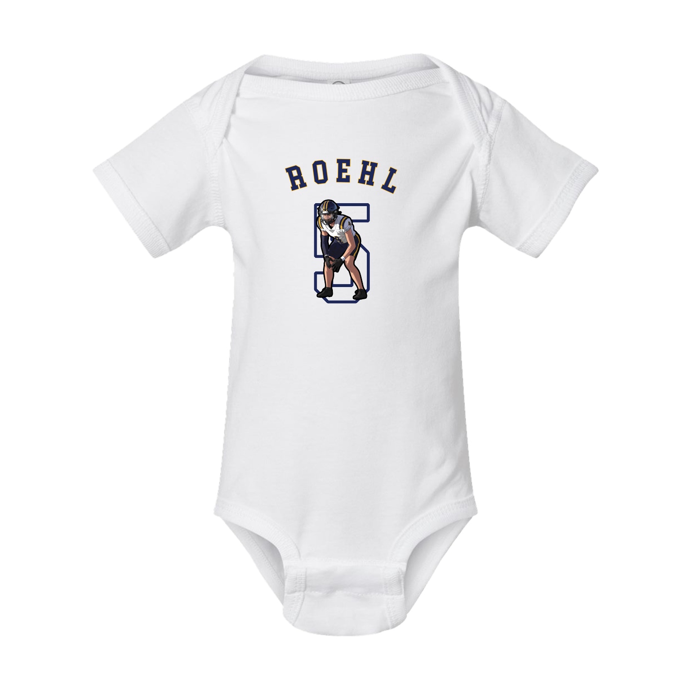 Baby Onesie — Shirsey Arch in White