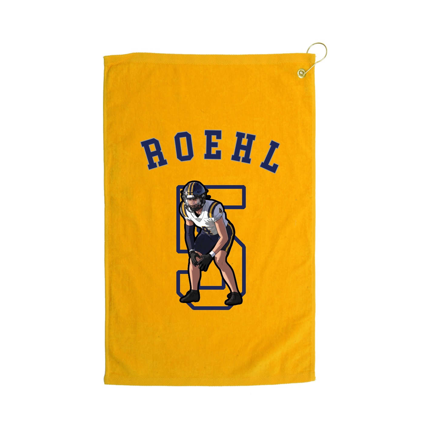 Golf Towel — Shirsey Arch in Gold