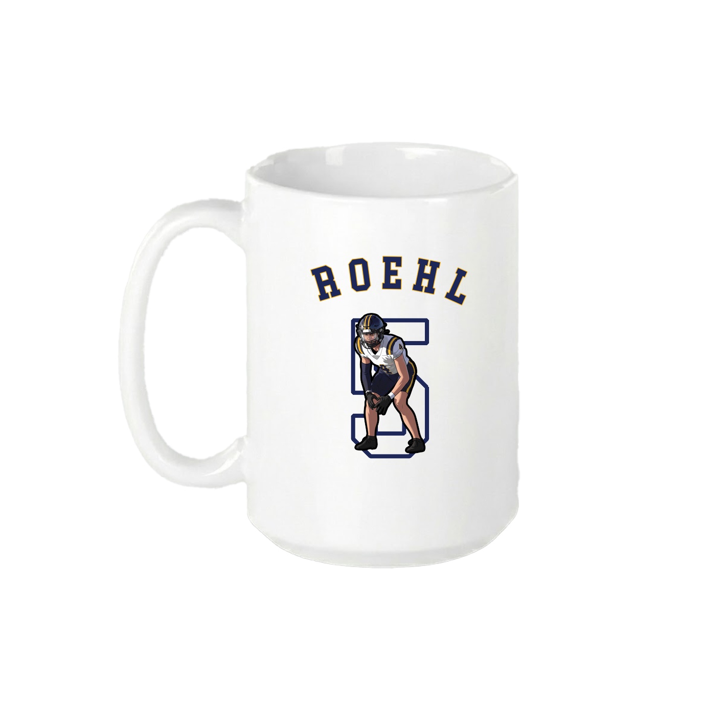 15oz Coffee Mug — Shirsey Arch in White