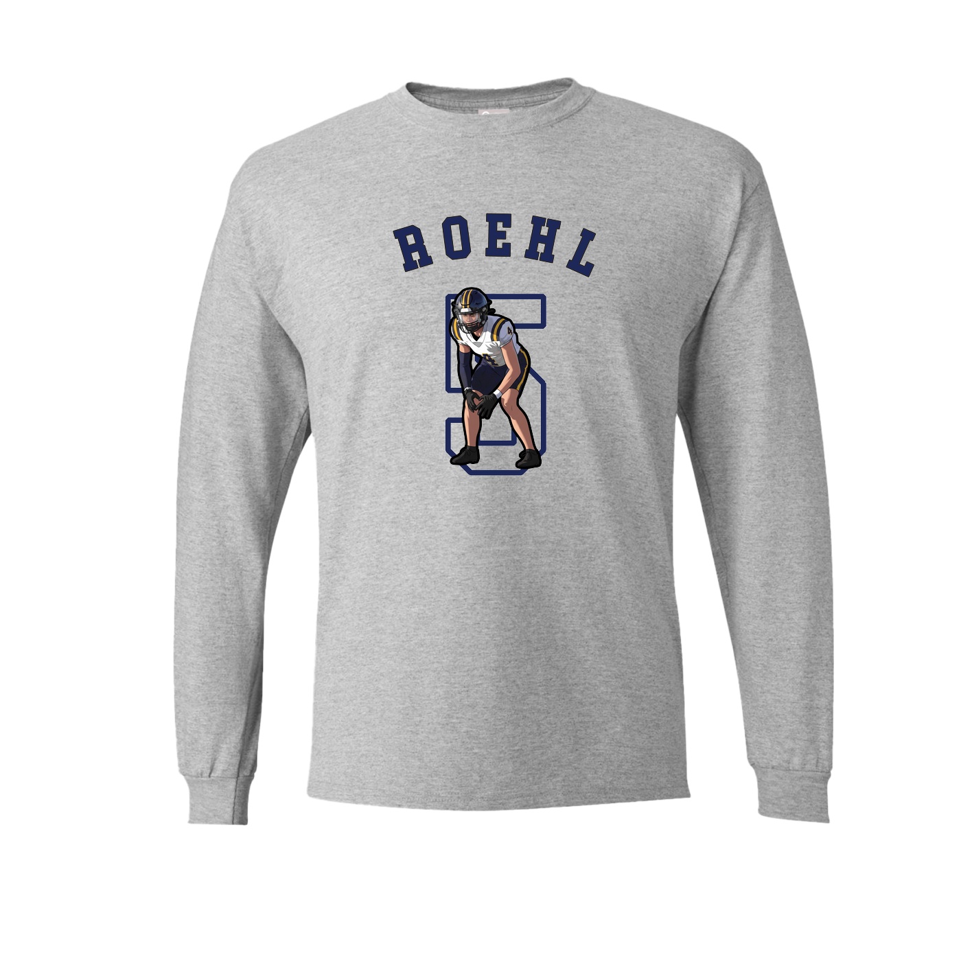 Long Sleeve Tee — Shirsey Arch in Grey