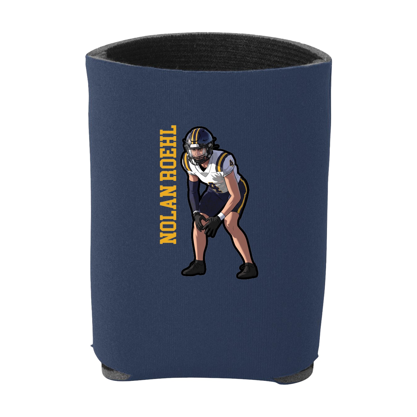 Can Holder — Name Vertical in Navy