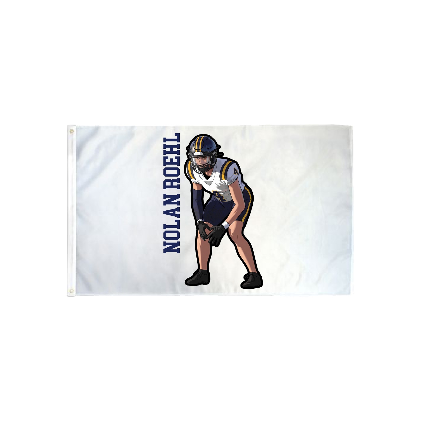 3x5 Flag — Name Vertical in Classic