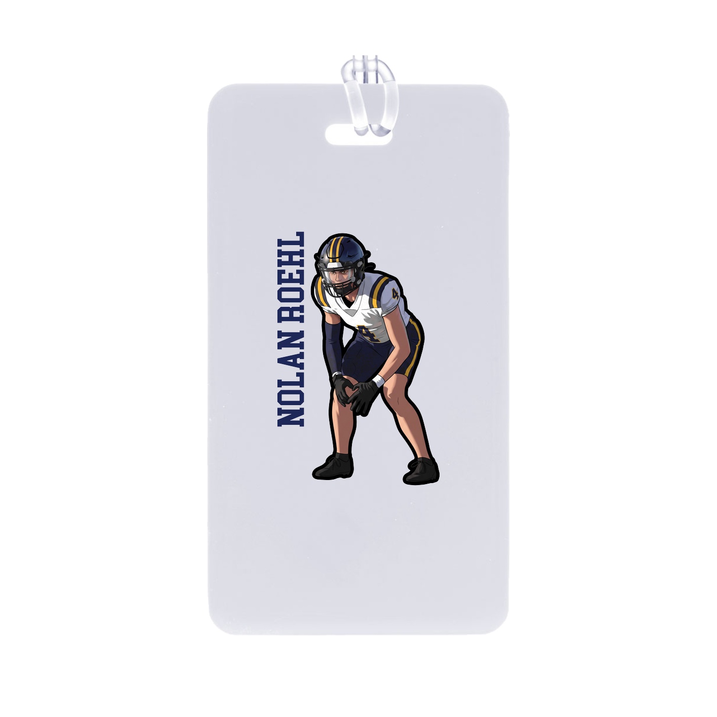 Bag Tag — Name Vertical in Classic