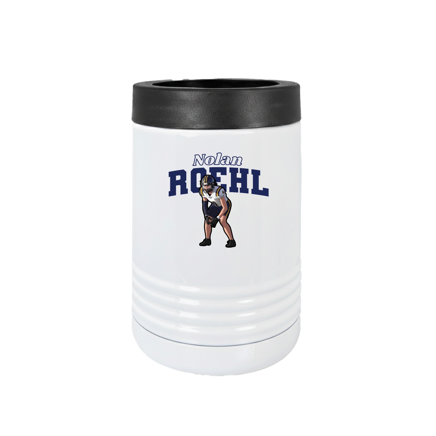 Beverage Holder — Name Arch in White