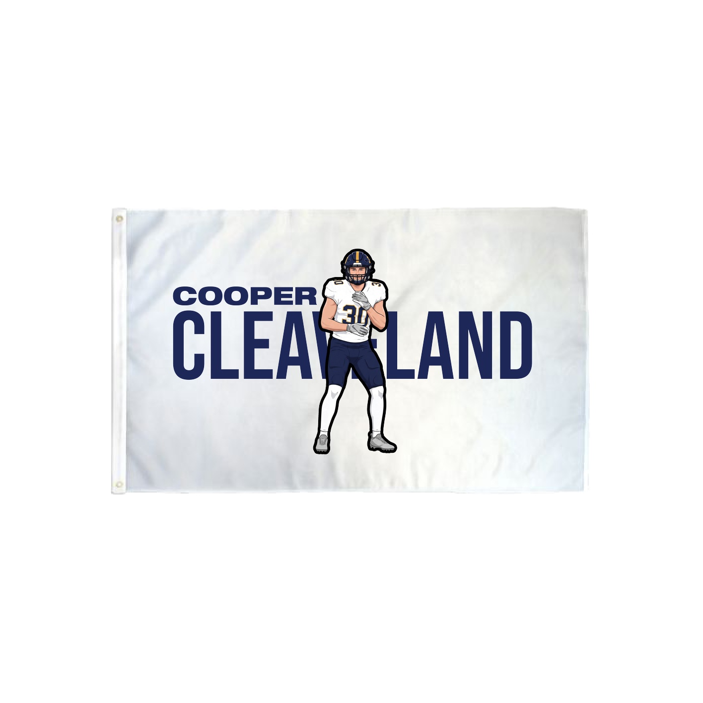3x5 Flag — Player Name in Classic