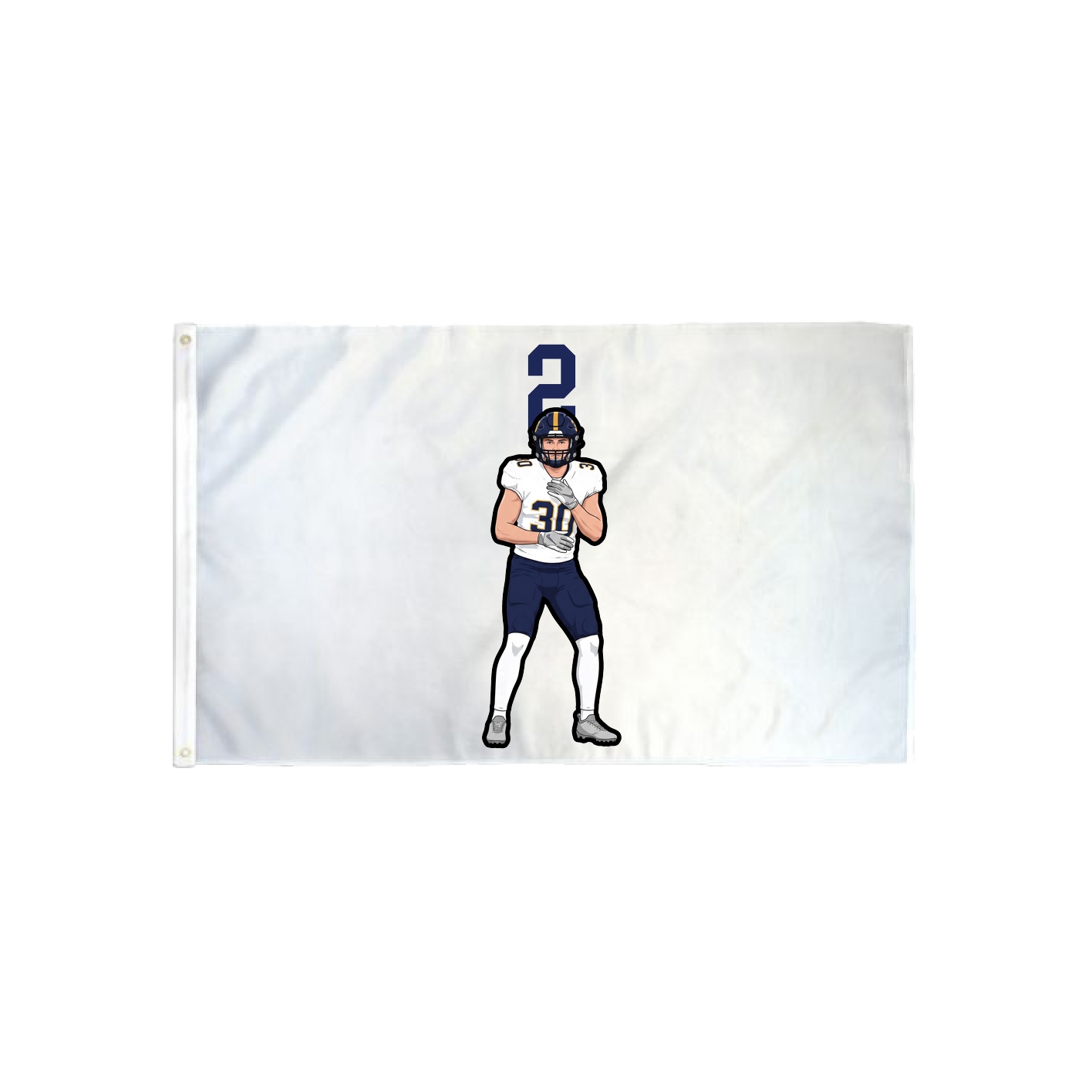 3x5 Flag — Number Top in Classic