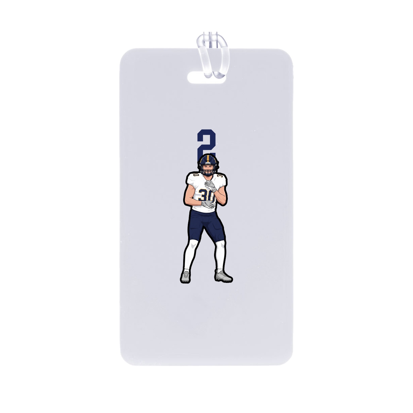 Bag Tag — Number Top in Classic