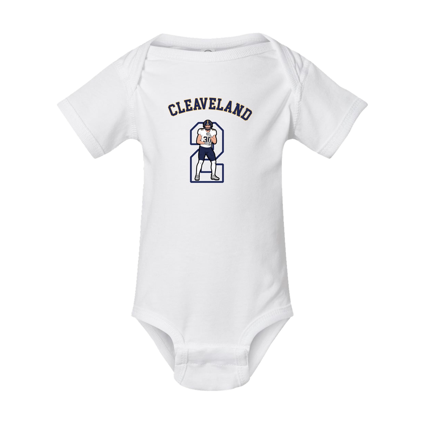 Baby Onesie — Shirsey Arch in White
