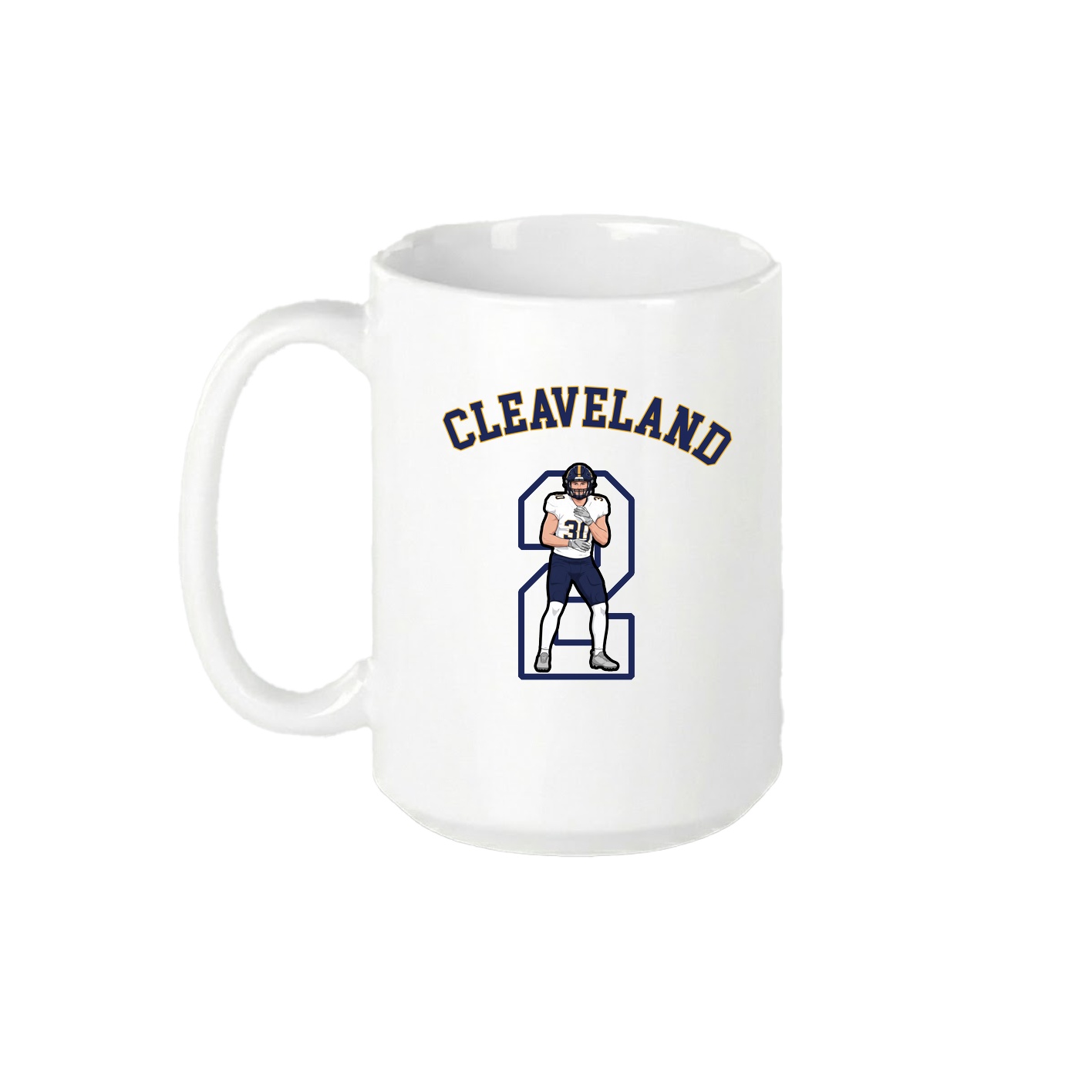 15oz Coffee Mug — Shirsey Arch in White