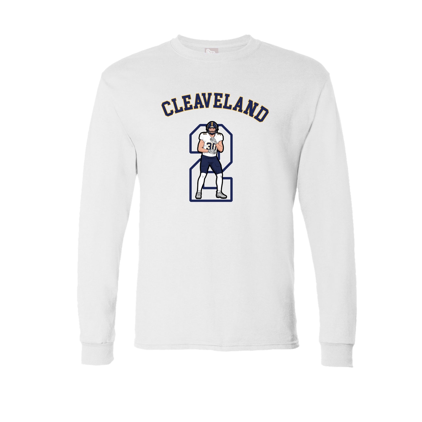 Long Sleeve Tee — Shirsey Arch in White