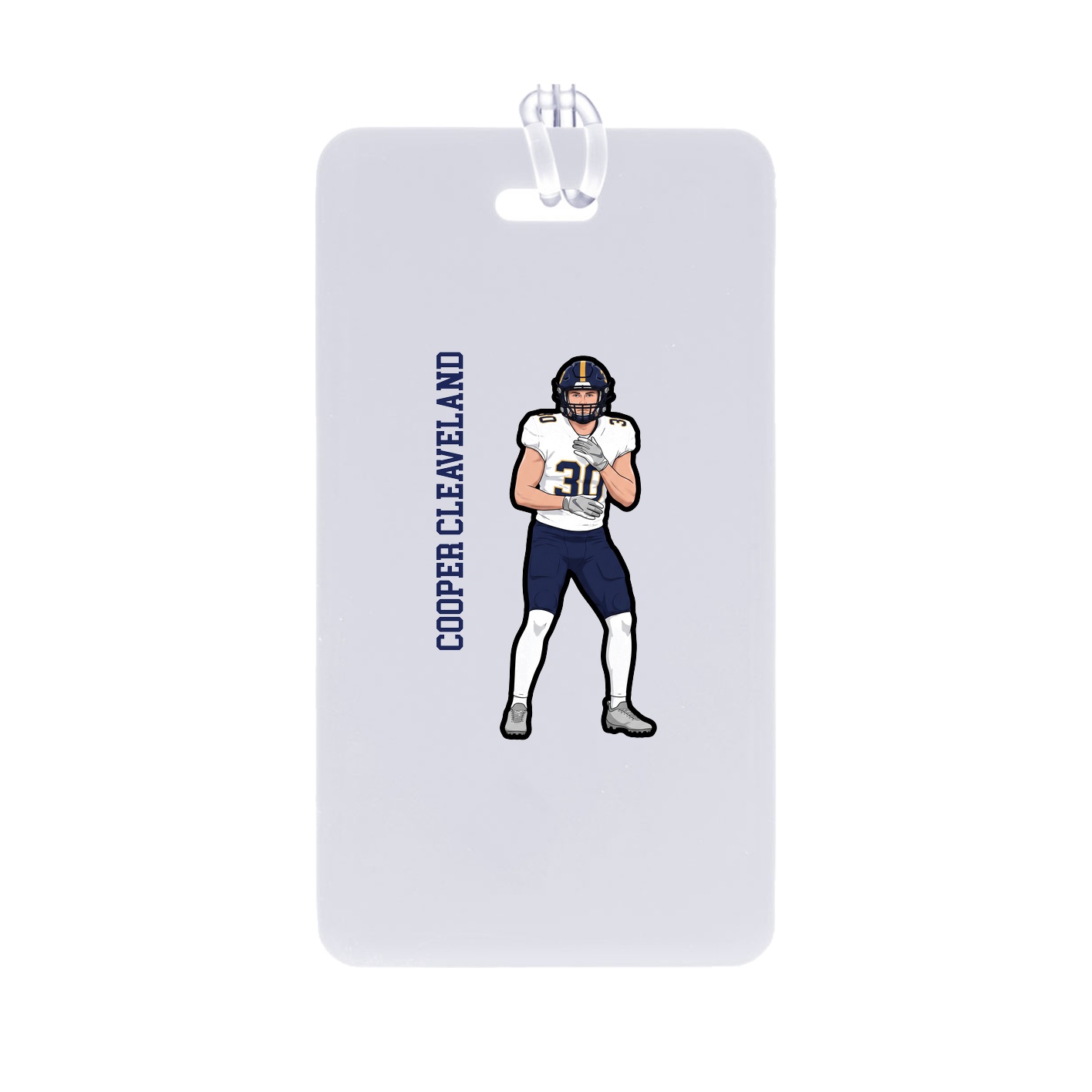 Bag Tag — Name Vertical in Classic