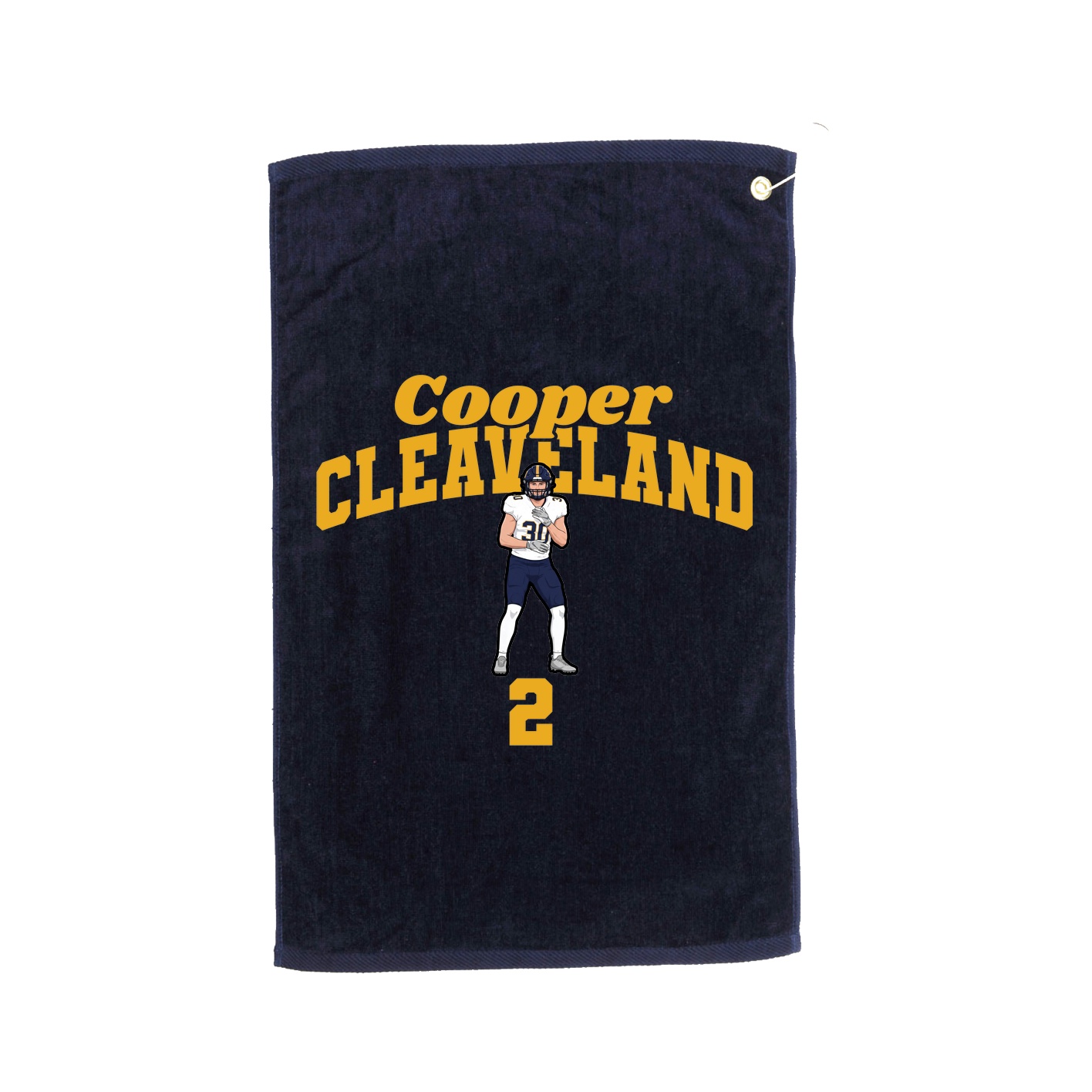 Golf Towel — Signature Arch in Navy