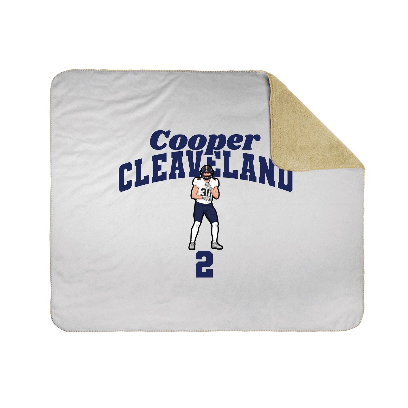 Throw Blanket — Signature Arch in White