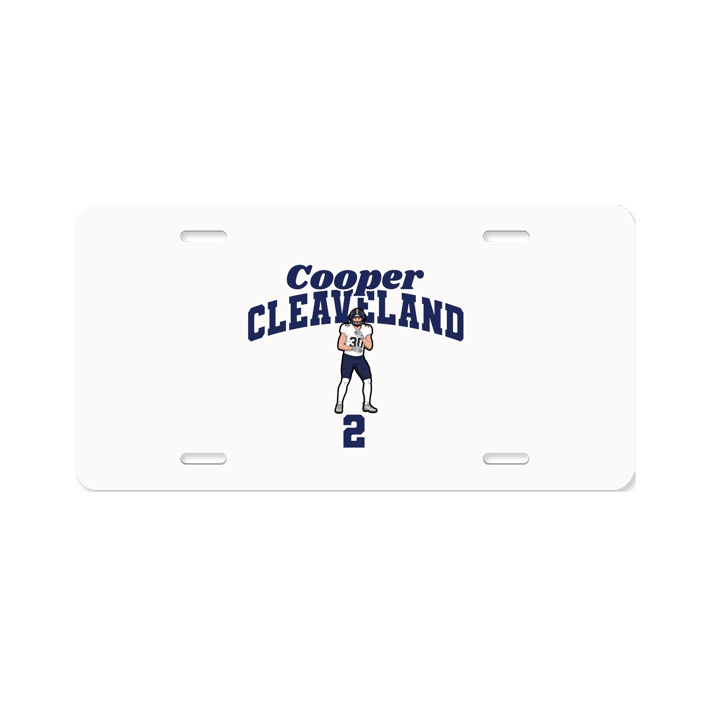 License Plate — Signature Arch in Classic