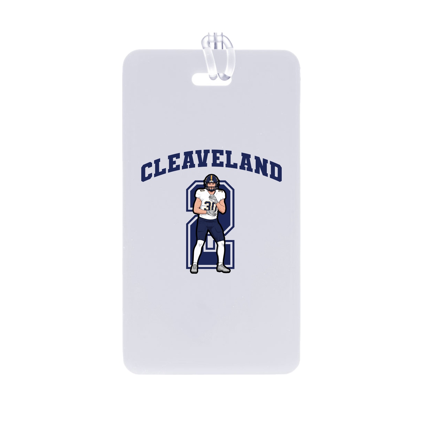 Bag Tag — Number in Classic