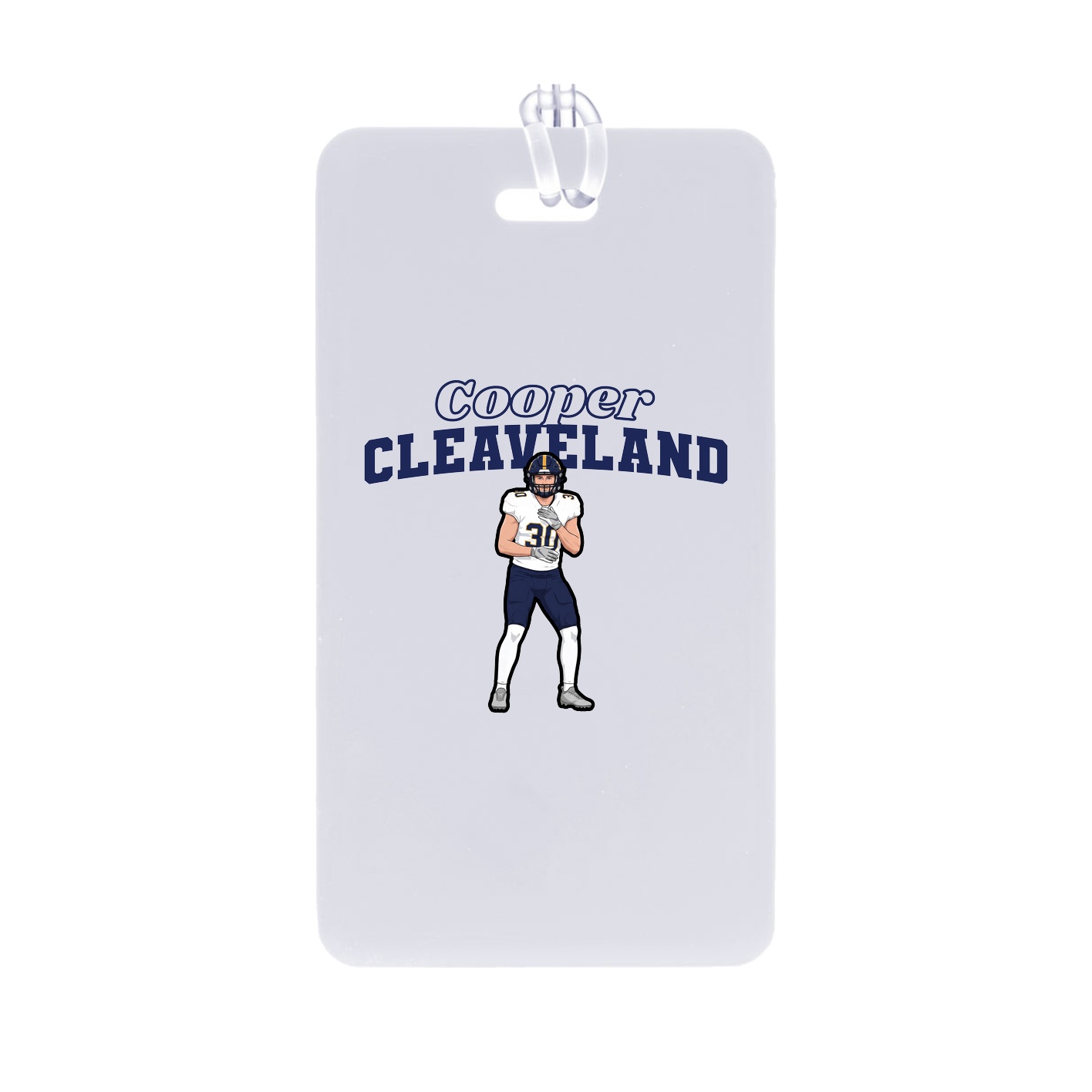 Bag Tag — Name Arch in Classic