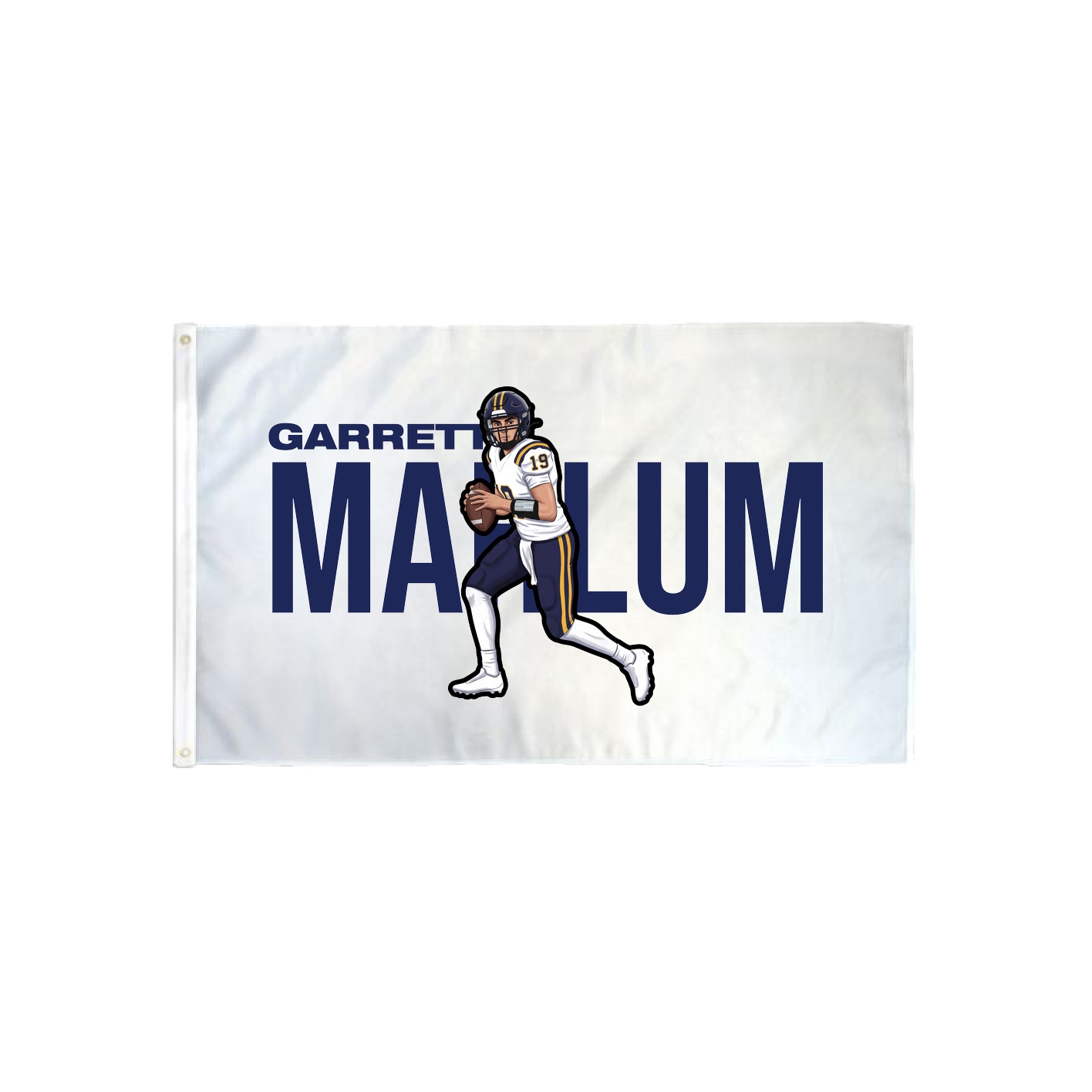 3x5 Flag — Player Name in Classic