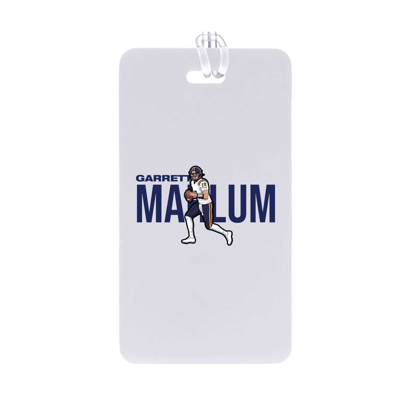 Bag Tag — Player Name in Classic