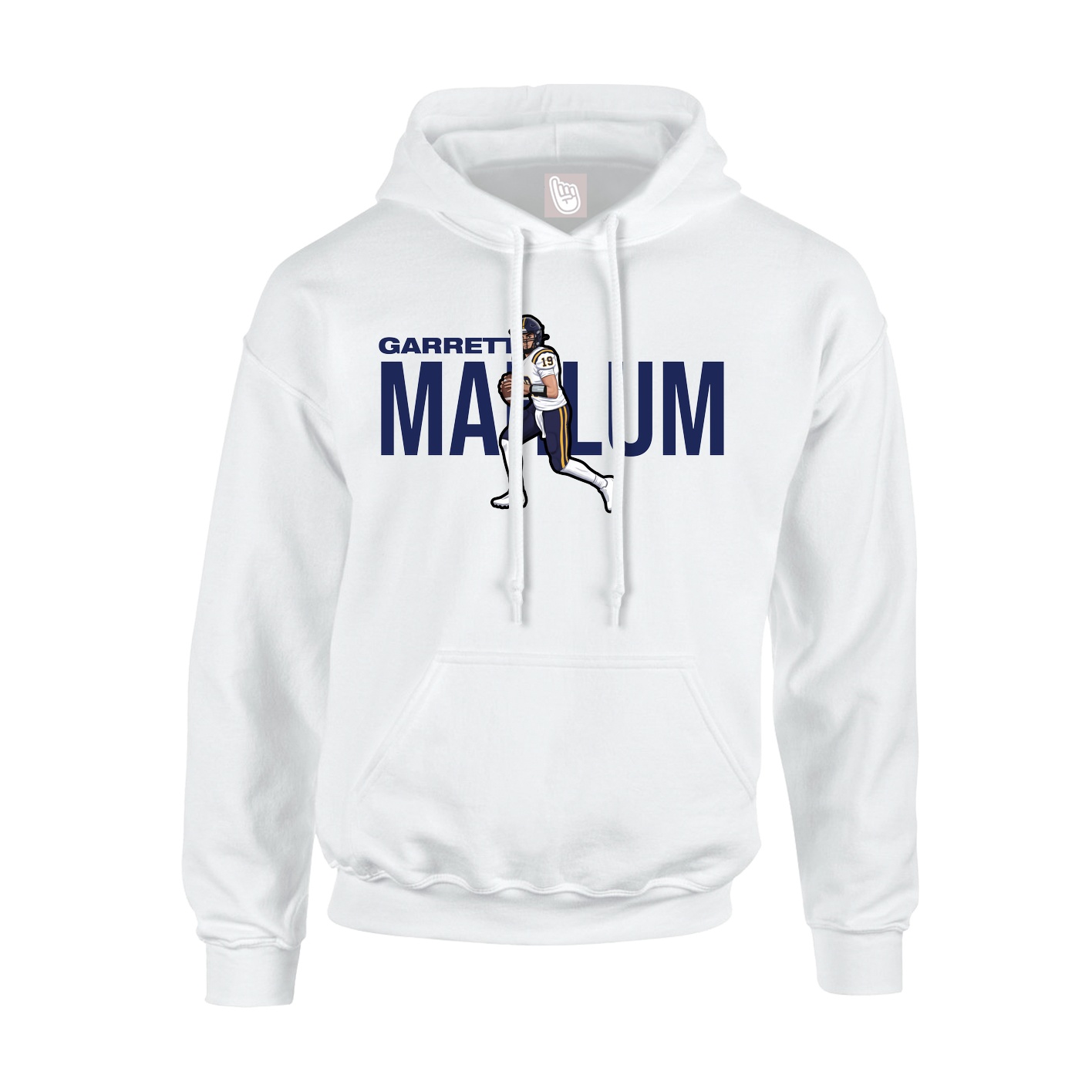 Hoodie — Player Name in White