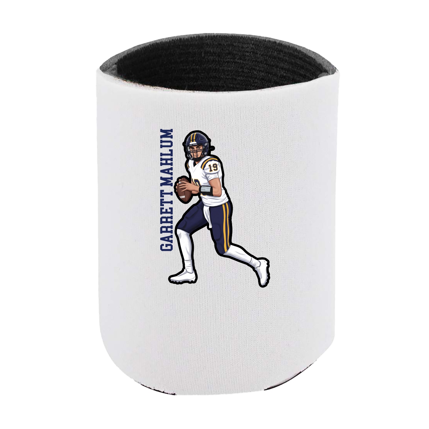 Can Holder — Name Vertical in White
