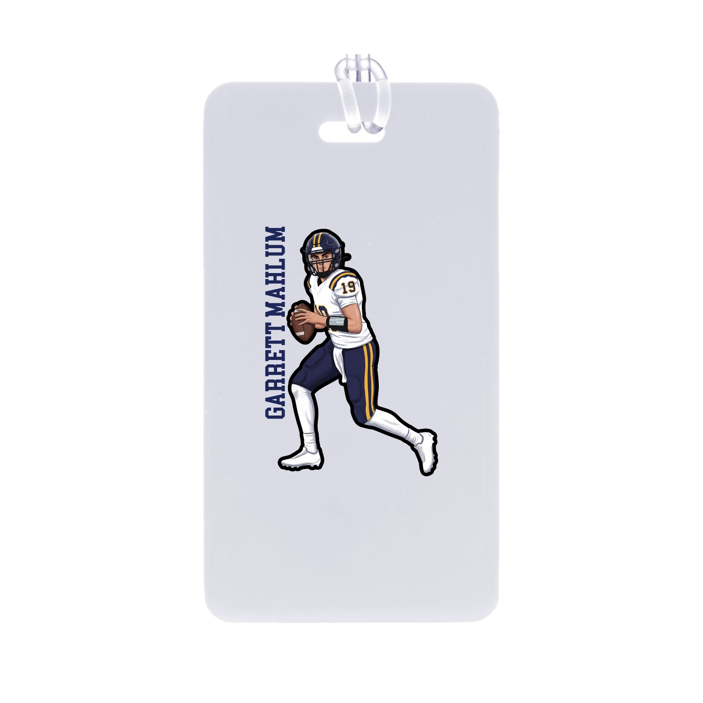 Bag Tag — Name Vertical in Classic