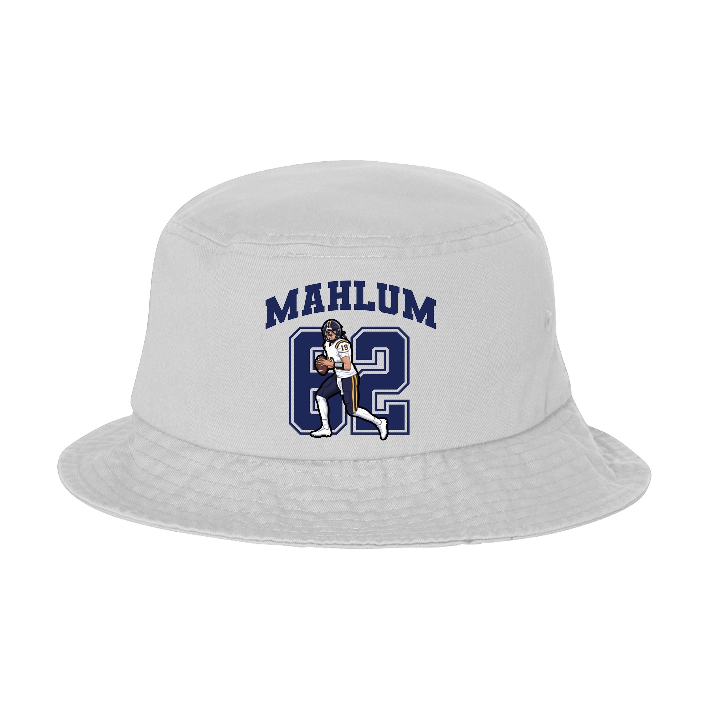 Bucket Cap — Number in White