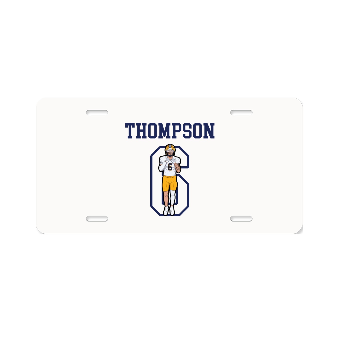 License Plate — Shirsey in Classic