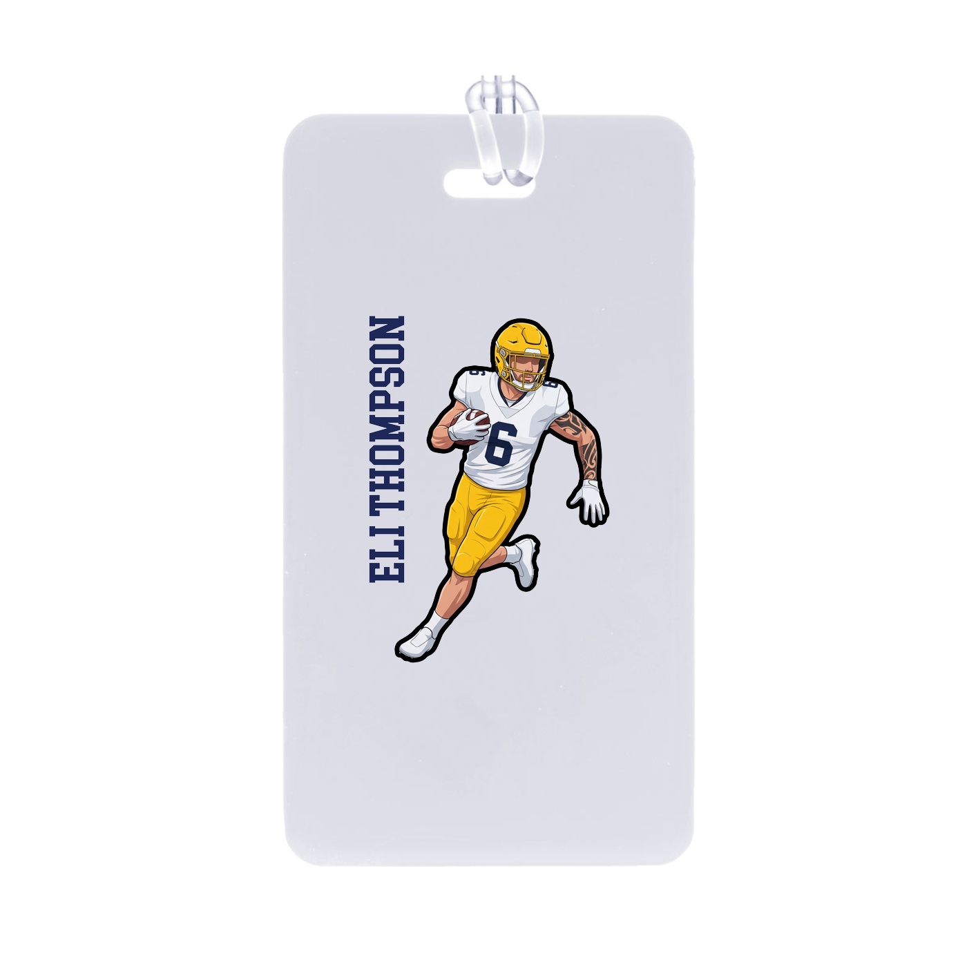 Bag Tag — Name Vertical in Classic