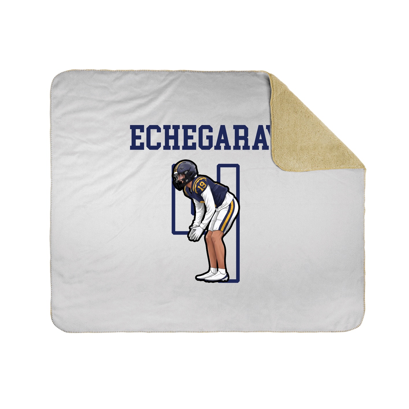 Throw Blanket — Shirsey in White