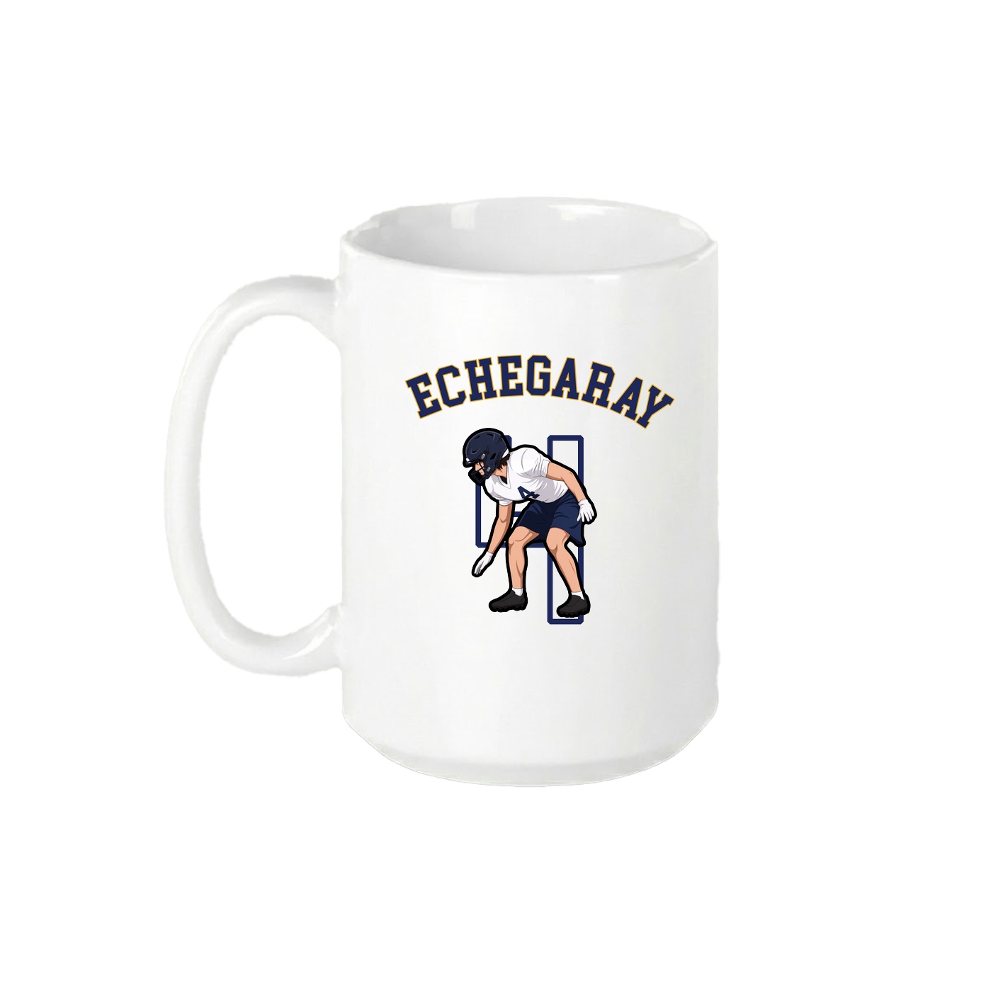 15oz Coffee Mug — Shirsey Arch in White