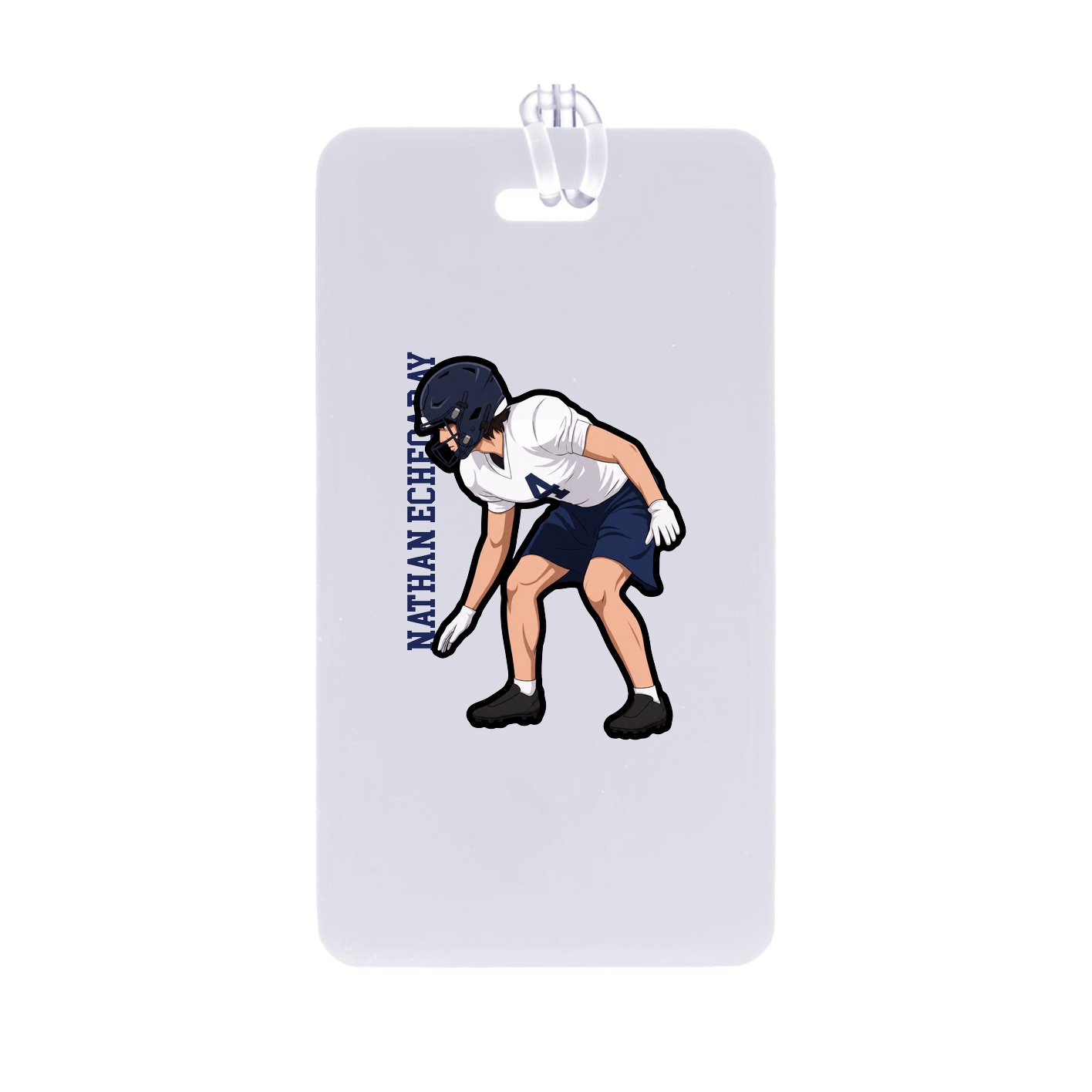 Bag Tag — Name Vertical in Classic