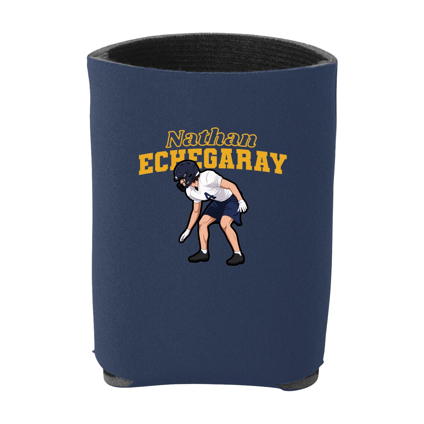 Can Holder — Name Arch in Navy